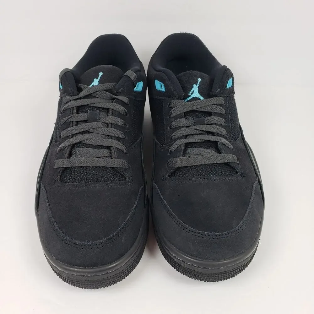 Nike Air Jordan Flight Court Mens Size 12 Black Gamma Blue Anthracite Shoes